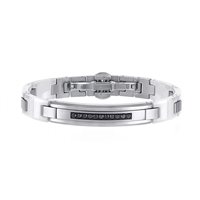 Bracciale Zancan Uomo Hi Teck in Ceramica Berillo EHB006 - EHB006